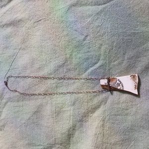 Artisan Made Antique Plate Necklace